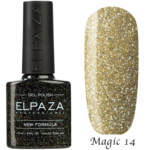 Гель-лак ELPAZA MAGIC GLITTER № 14