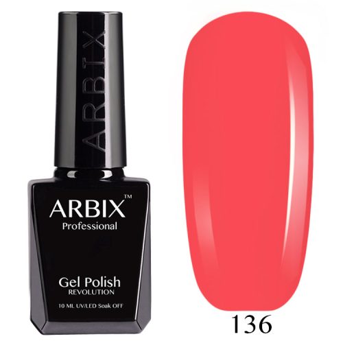 Гель-лак ARBIX CLASSIC 136 Коралловый Риф