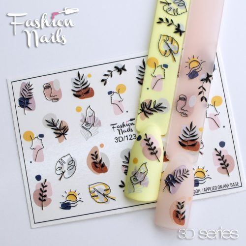 Слайдер Fashion nails 3D 123