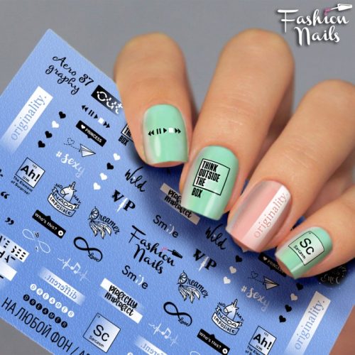 Слайдер Fashion nails Aerography 037