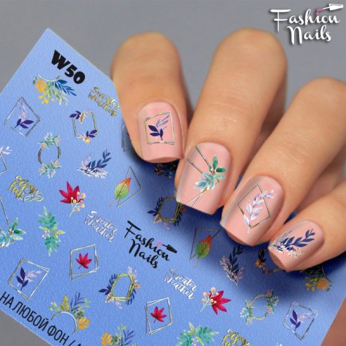 Слайдер Fashion nails White 050
