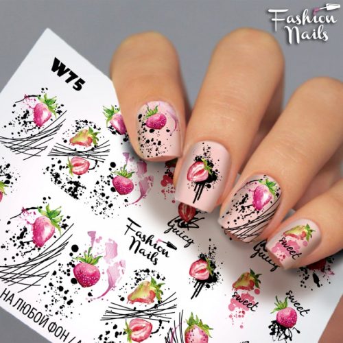Слайдер Fashion nails White 075