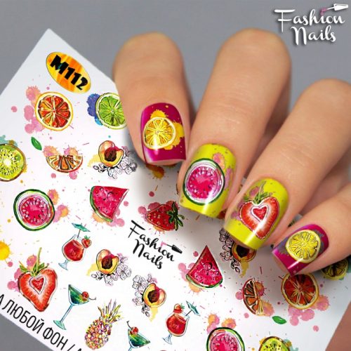 Слайдер Fashion nails metallic 112