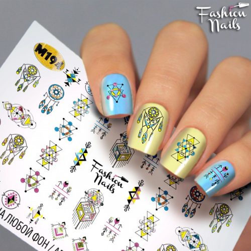 Слайдер Fashion nails metallic 194