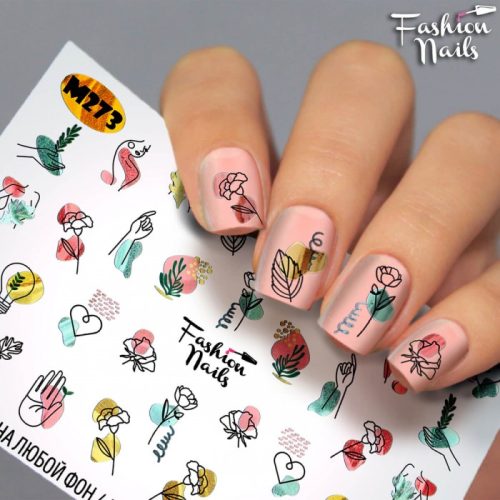 Слайдер Fashion nails metallic 273