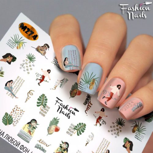 Слайдер Fashion nails metallic 274
