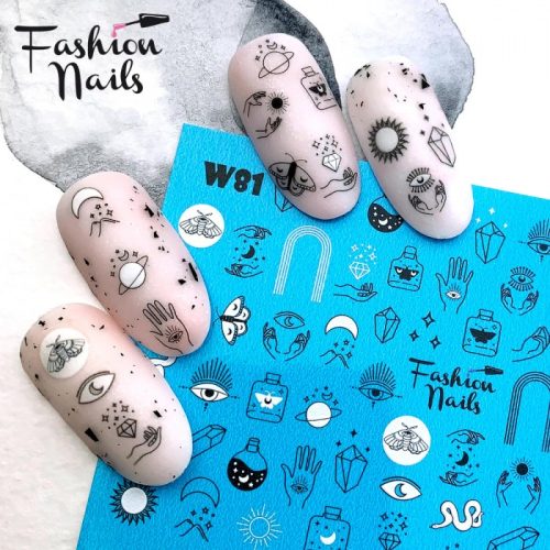 Слайдер Fashion nails White 081