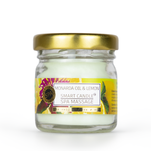Pantera Organic Умная свеча Monarda oil & lemon 40 мл