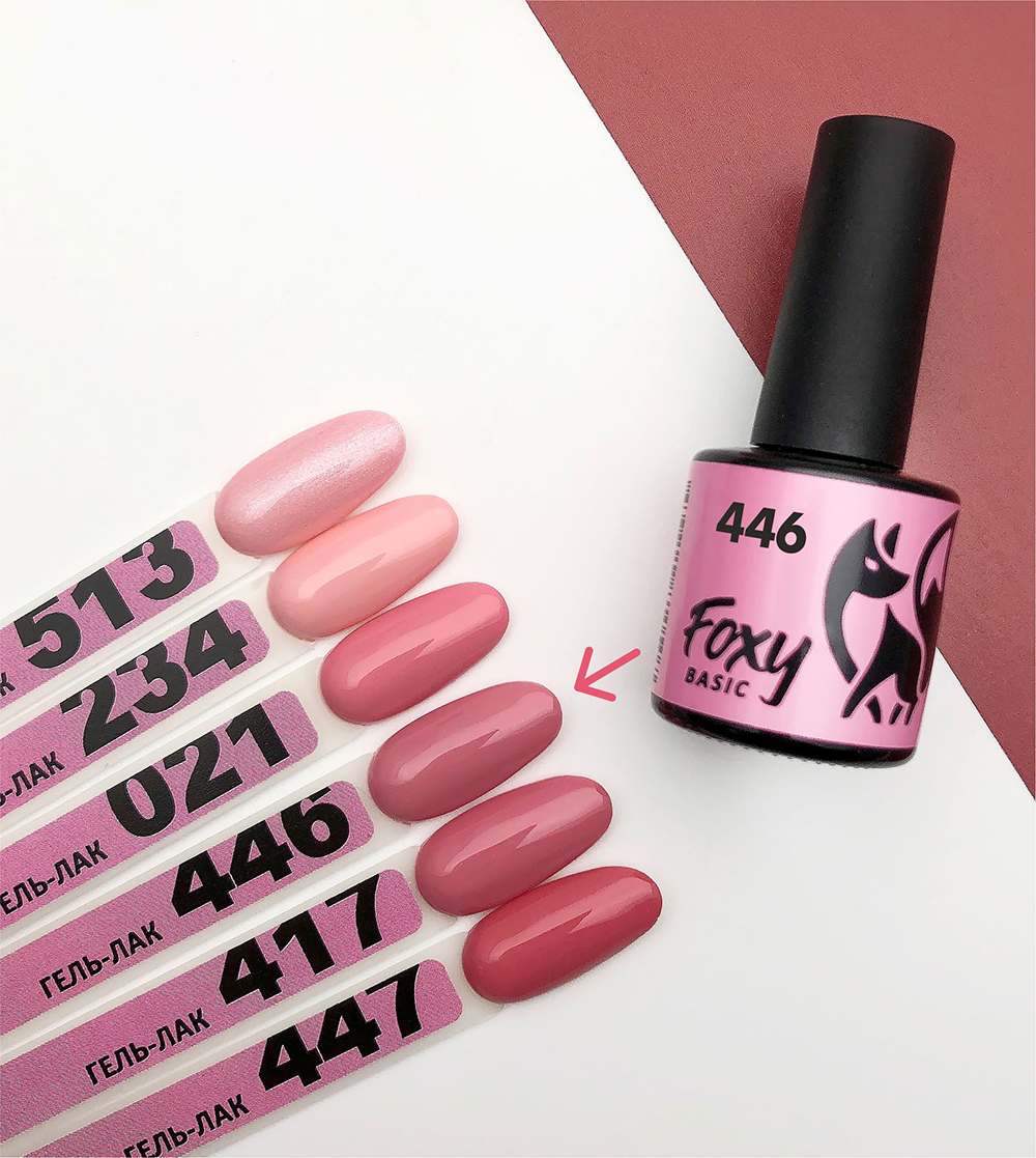 Гель-лак BASIC #446 FOXY expert, 8 ml Гель-лак BASIC #446 FOXY expert, 8 ml