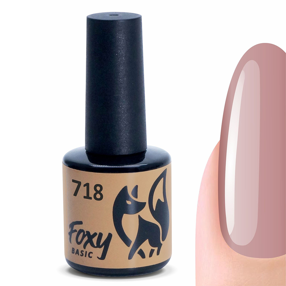 Гель-лак BASIC #718 FOXY expert, 8 ml Гель-лак BASIC #718 FOXY expert, 8 ml