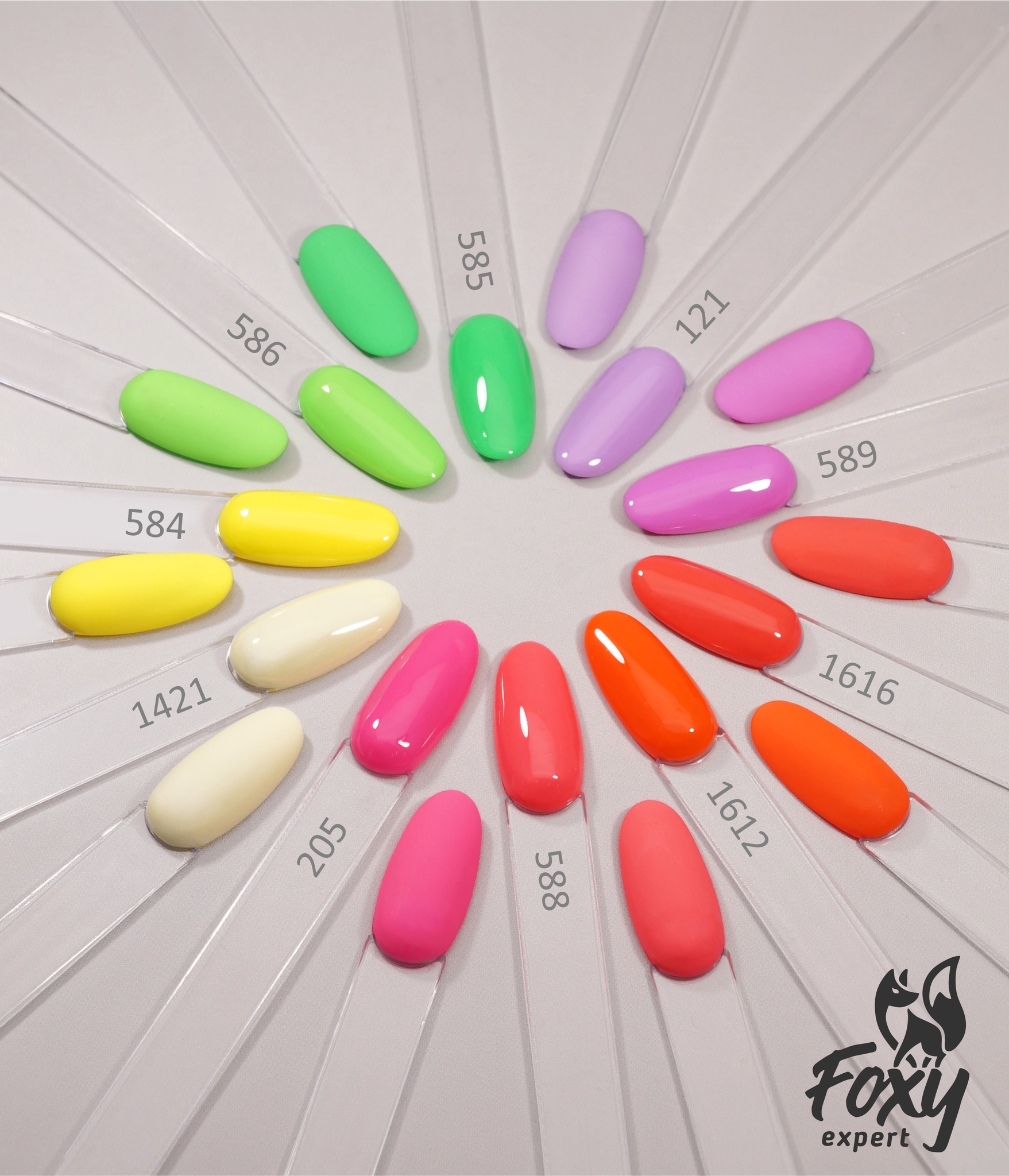 Гель-лак летний неон (Gel polish NEON) Гель-лак летний неон (Gel polish NEON)