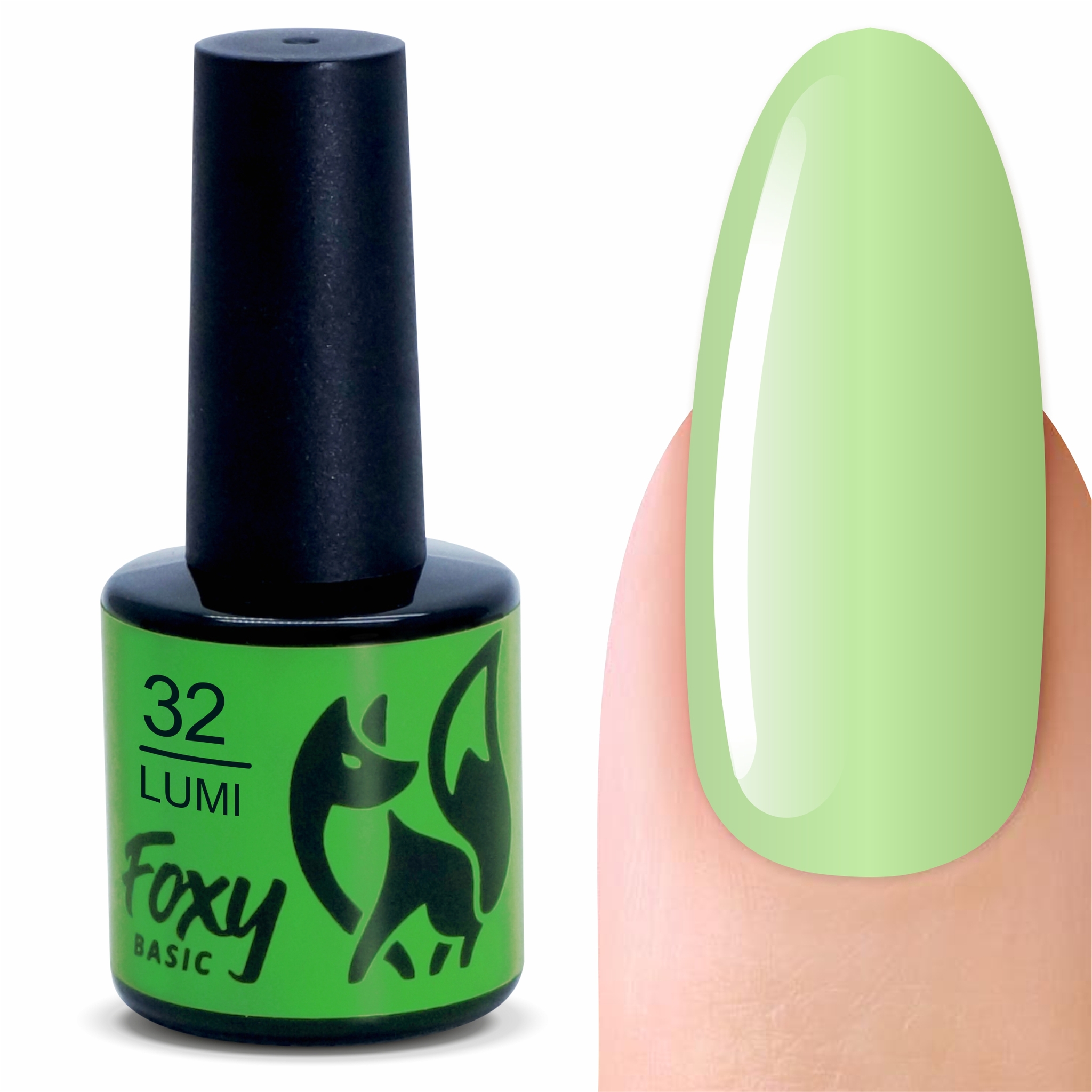 Гель-лак светящийся в темноте (Gel polish LUMI) #32, 8 ml Гель-лак светящийся в темноте (Gel polish LUMI) #32, 8 ml