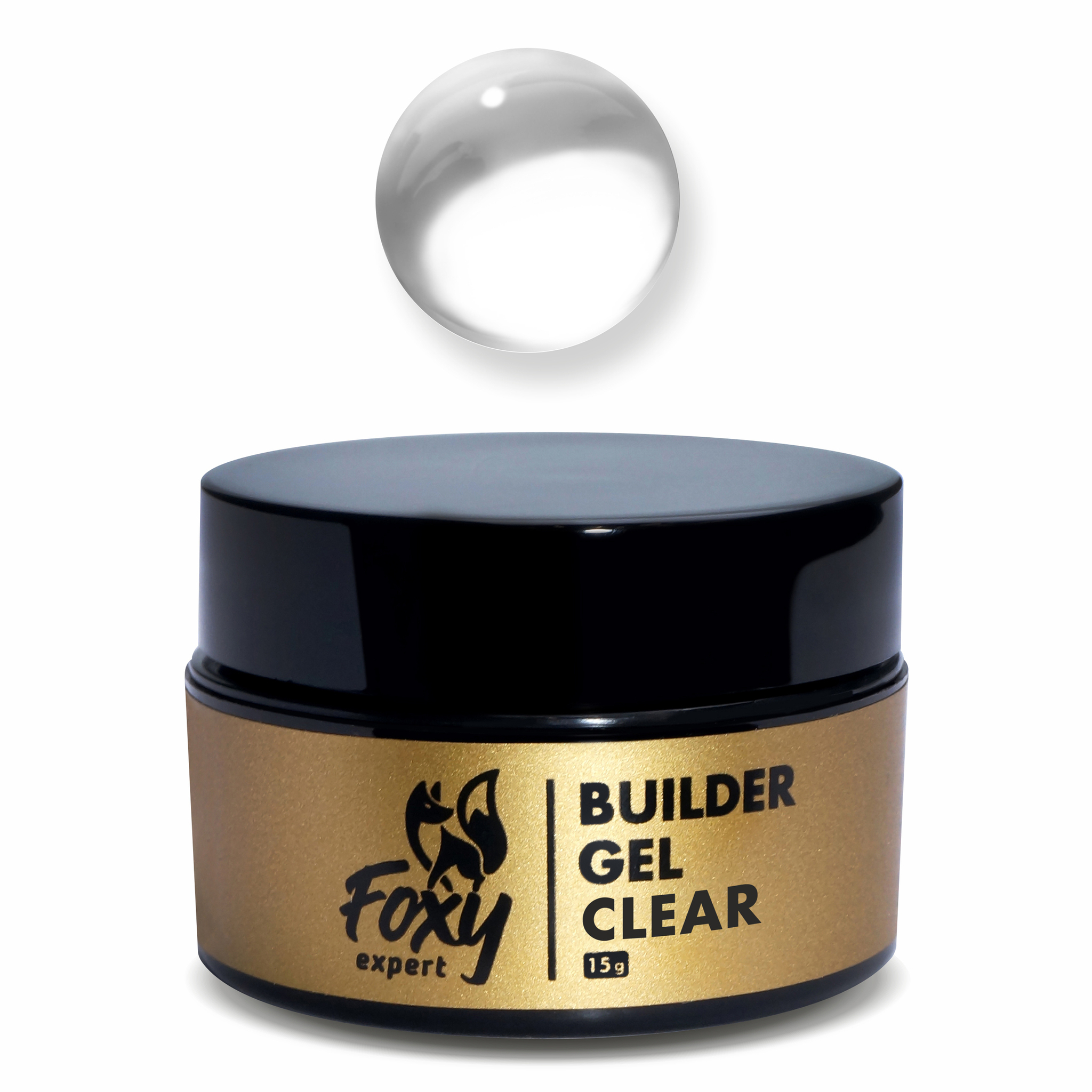 Гель для наращивания Новая формула в банке (Builder Gel) прозрачный, 15 гр Гель для наращивания Новая формула в банке (Builder Gel) прозрачный, 15 гр