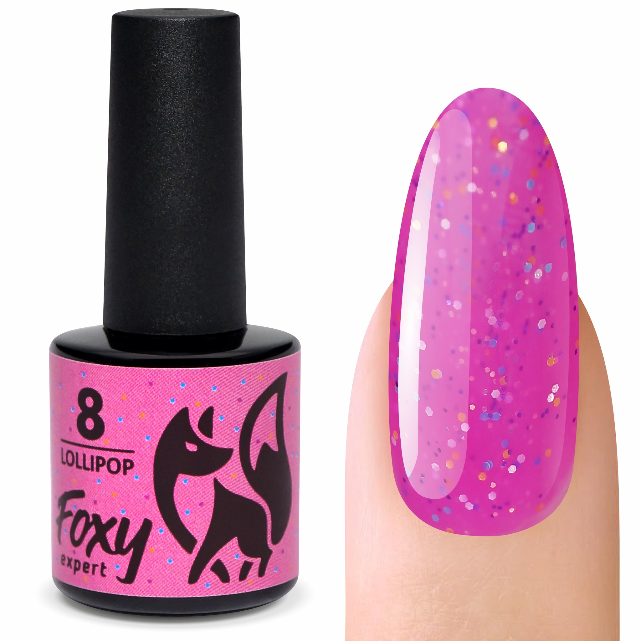 Гель-лак FOXYexpert LOLLIPOP #008, 8 ml Гель-лак FOXYexpert LOLLIPOP #008, 8 mlГель-лак FOXYexpert LOLLIPOP #008, 8 ml
