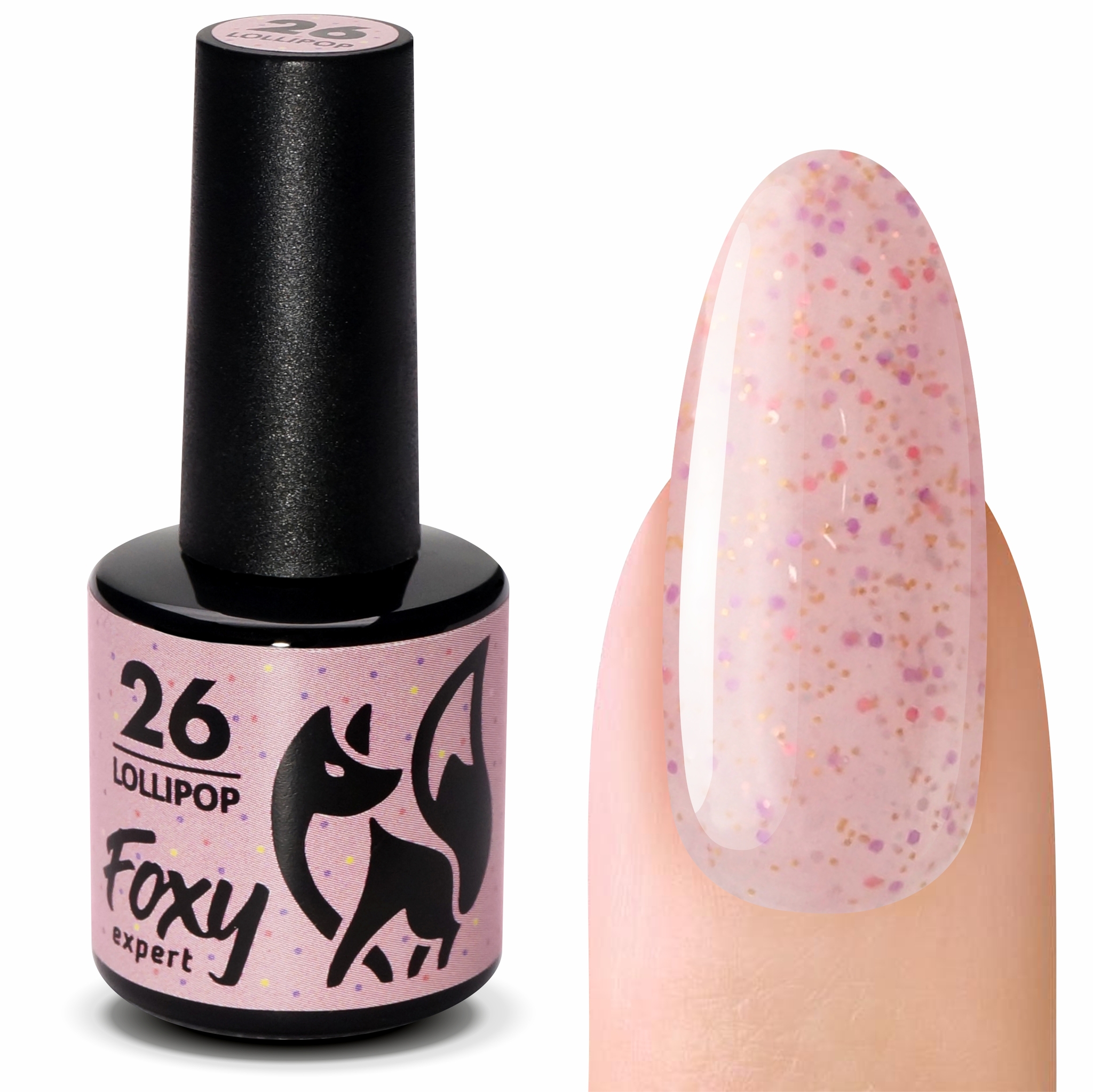 Гель-лак FOXYexpert LOLLIPOP #026, 8 ml Гель-лак FOXYexpert LOLLIPOP #026, 8 ml